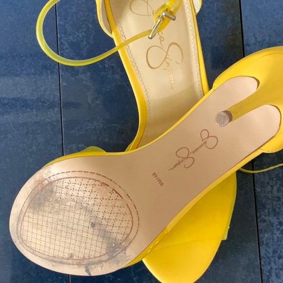 Jessica Simpson Yellow Heels - Picture 5 of 5